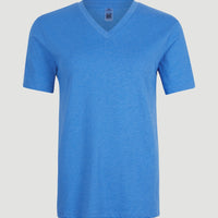 Essentials T-Shirt mit V-Ausschnitt | Palace Blue