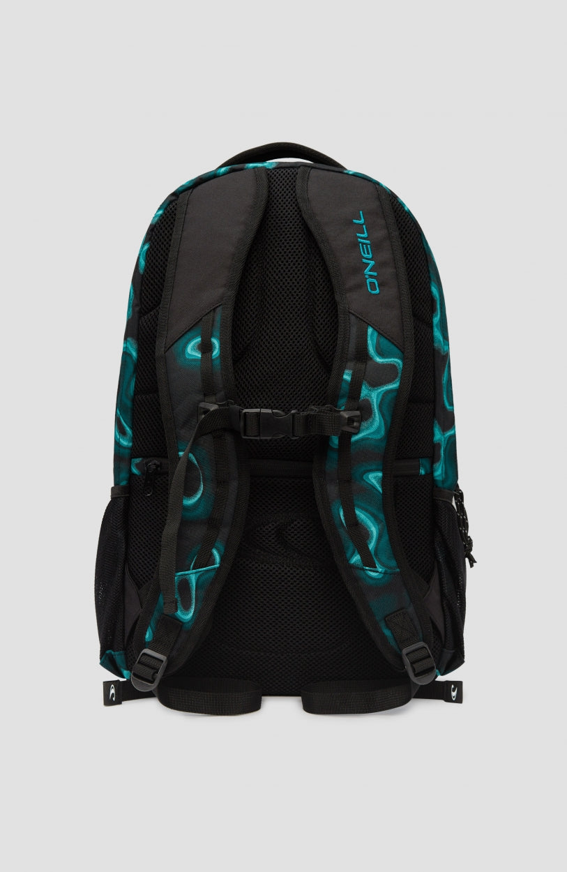 Boarder Plus Rucksack | Blue Heat Map
