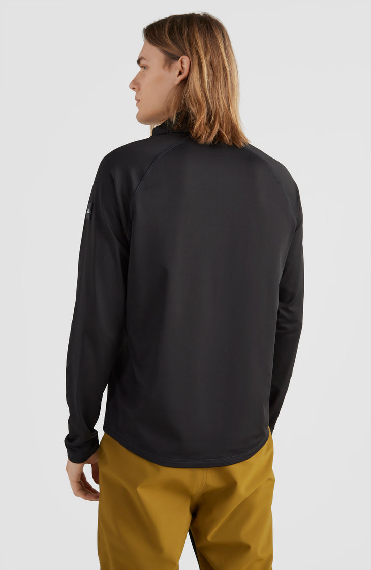 Clime Fleecepullover mit Halbreißverschluss | BlackOut - A