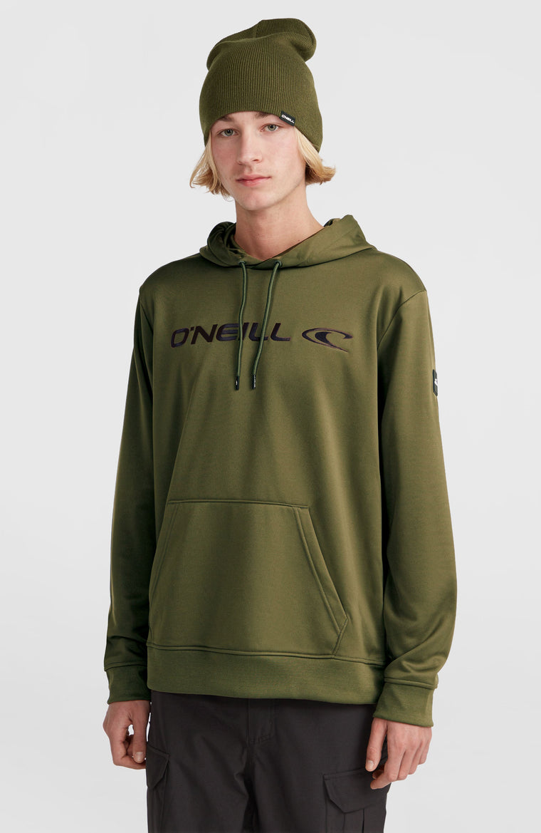 Rutile Fleece-Hoodie | Forest Night