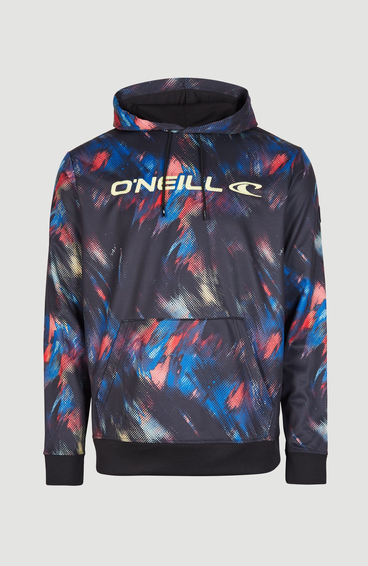 Rutile Fleece-Hoodie | Black Future Fade