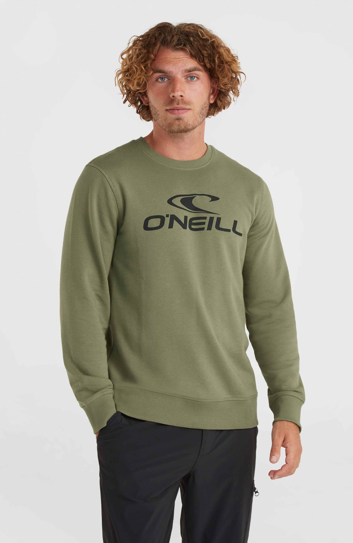 O'Neill Logo Crew Sweatshirt | Deep Lichen Green