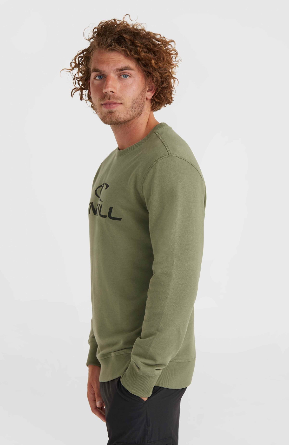 O'Neill Logo Crew Sweatshirt | Deep Lichen Green
