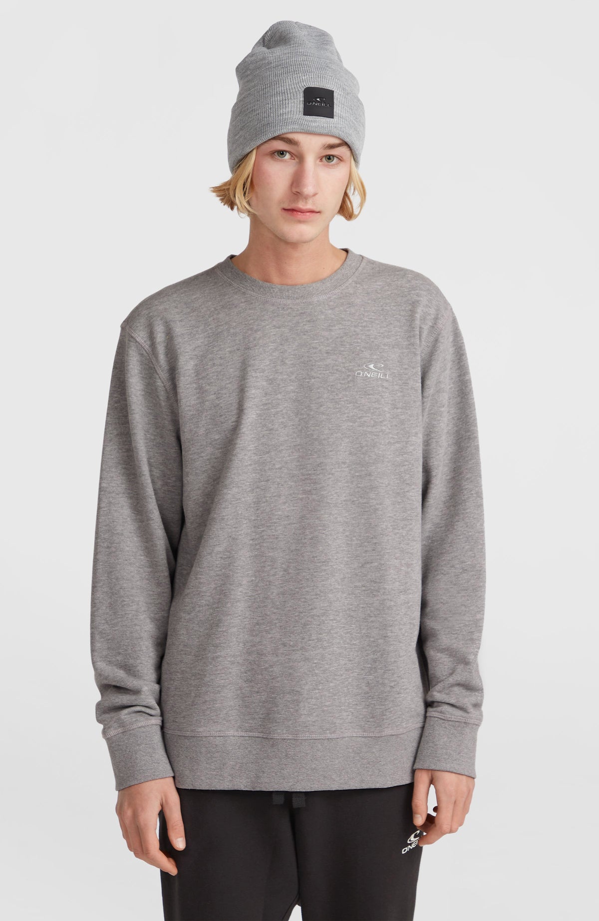 O'Neill Small Logo Crew Sweatshirt | Silver Melee