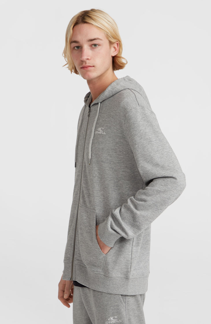 O'Neill Small Logo Kapuzenjacke mit Reißverschluss | Silver Melee
