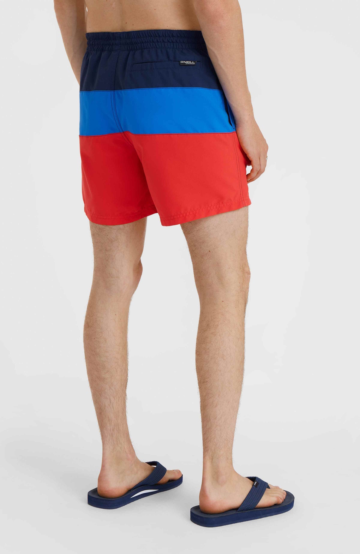 Frame Block Badehose | Red Multi 2
