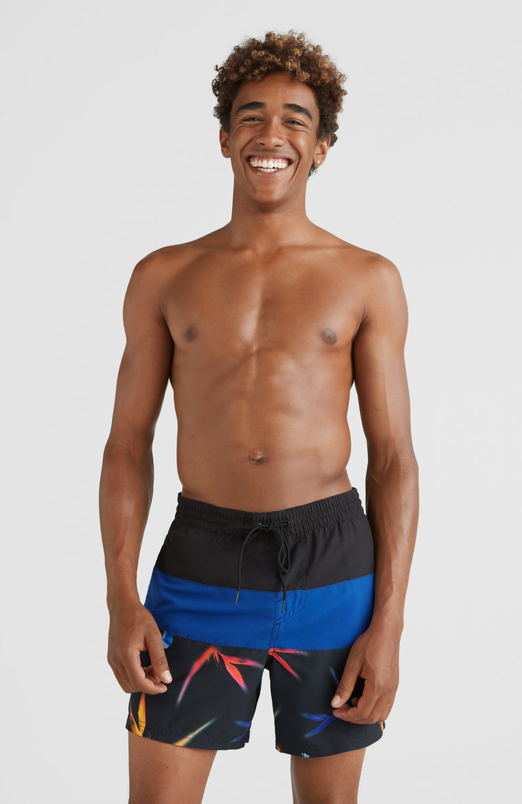 Frame Block Badehose | Blue Multi 6