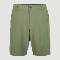 Hybrid Chino-Shorts | Deep Lichen Green