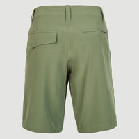 Hybrid Chino-Shorts | Deep Lichen Green