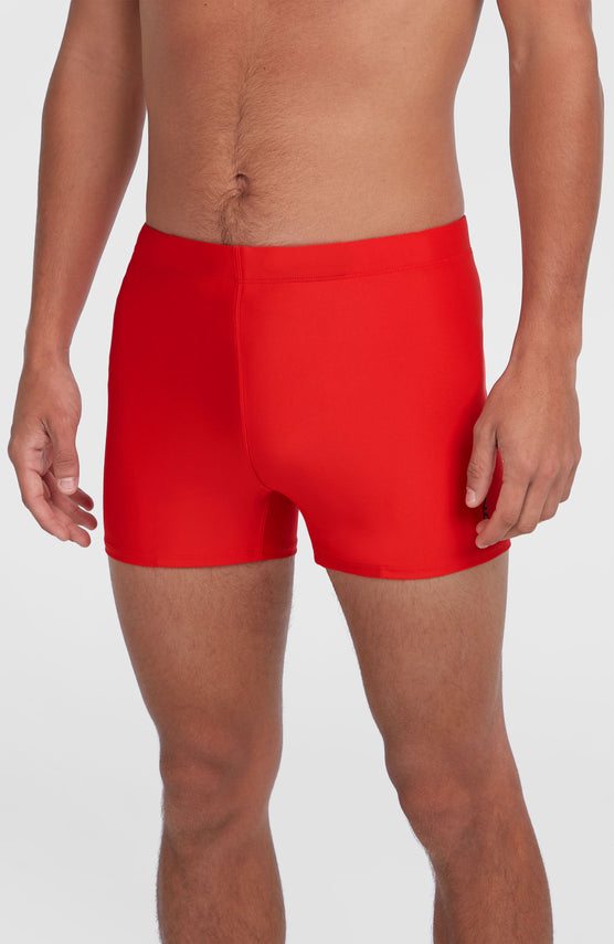 Essentials Racer Badehose | High Risk Red