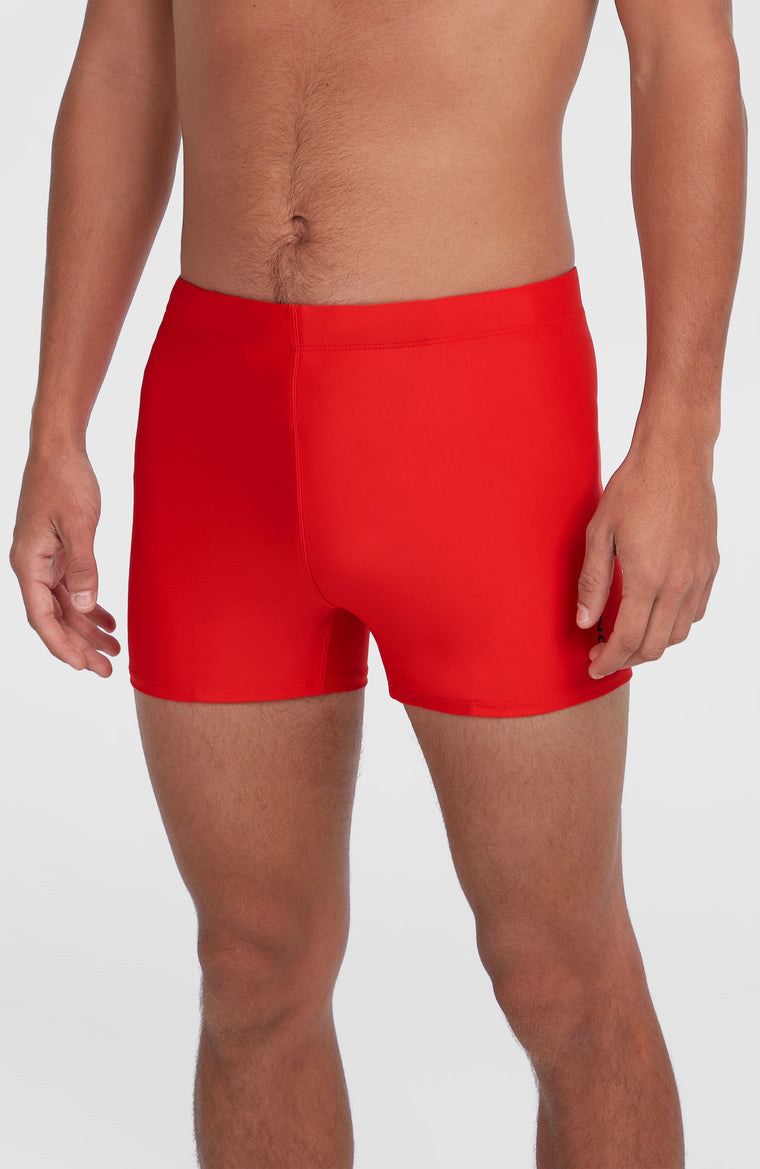 Essentials Racer Badehose | High Risk Red