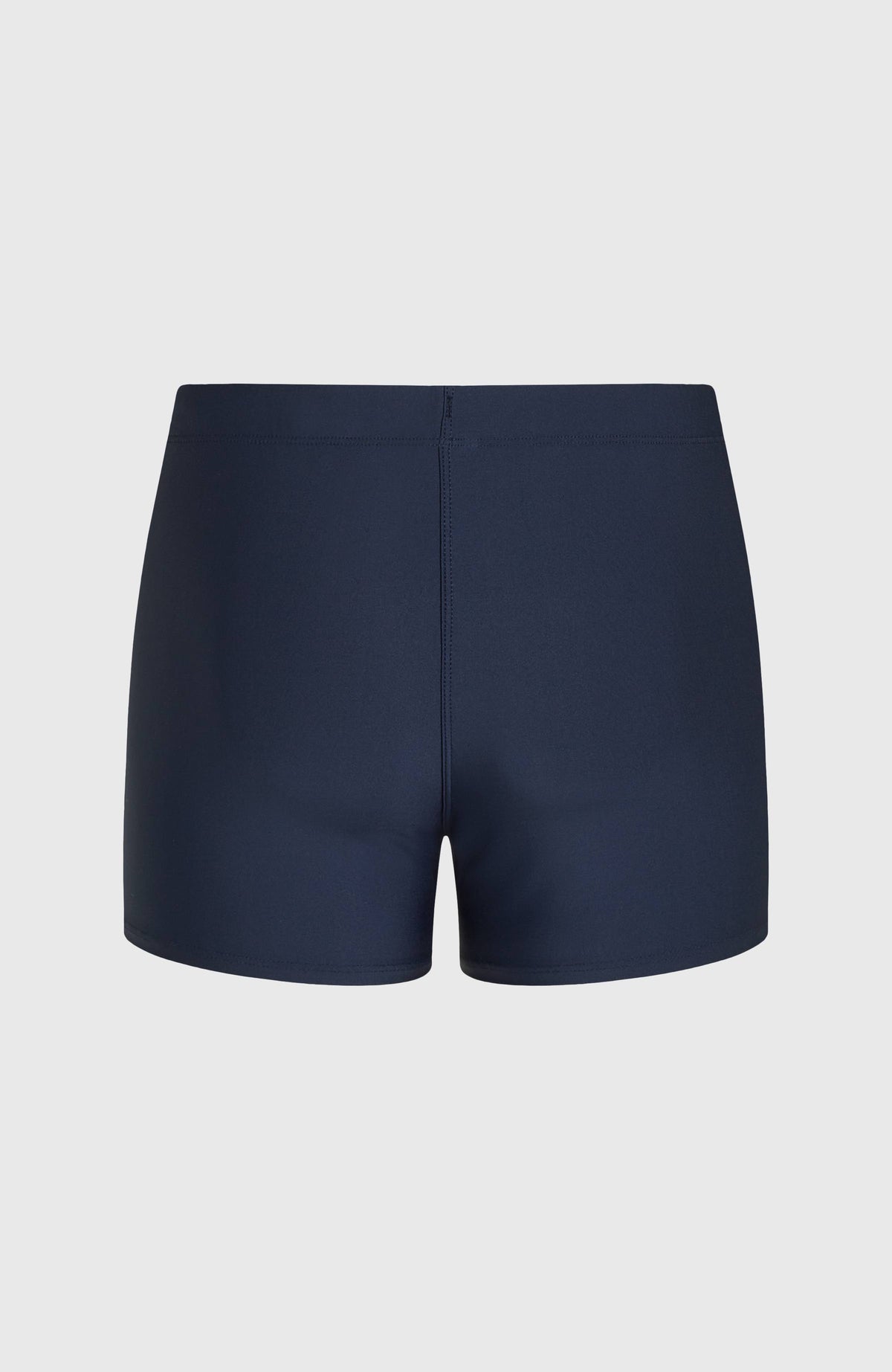 Essentials Racer Badehose für Herren, blau, freigestellt von hinten