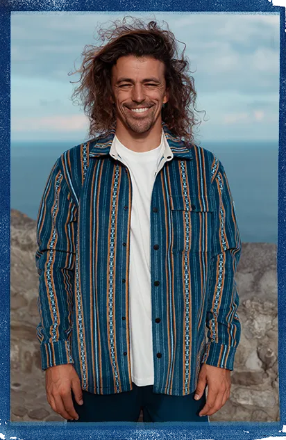 O'Riginals Superfleece Hemd | Blue Originals Jstripe