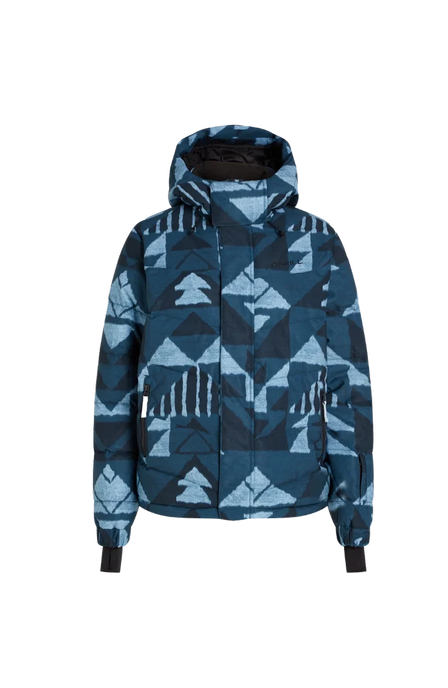 Z.E.N. Puffer Hybrid-Skijacke | Blue Triangle Ikat