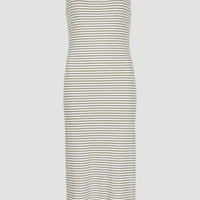 Ribbed Maxi Kleid | Beige AO