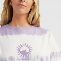 Women Of The Wave T-Shirt Kleid | Purple Tie Dye