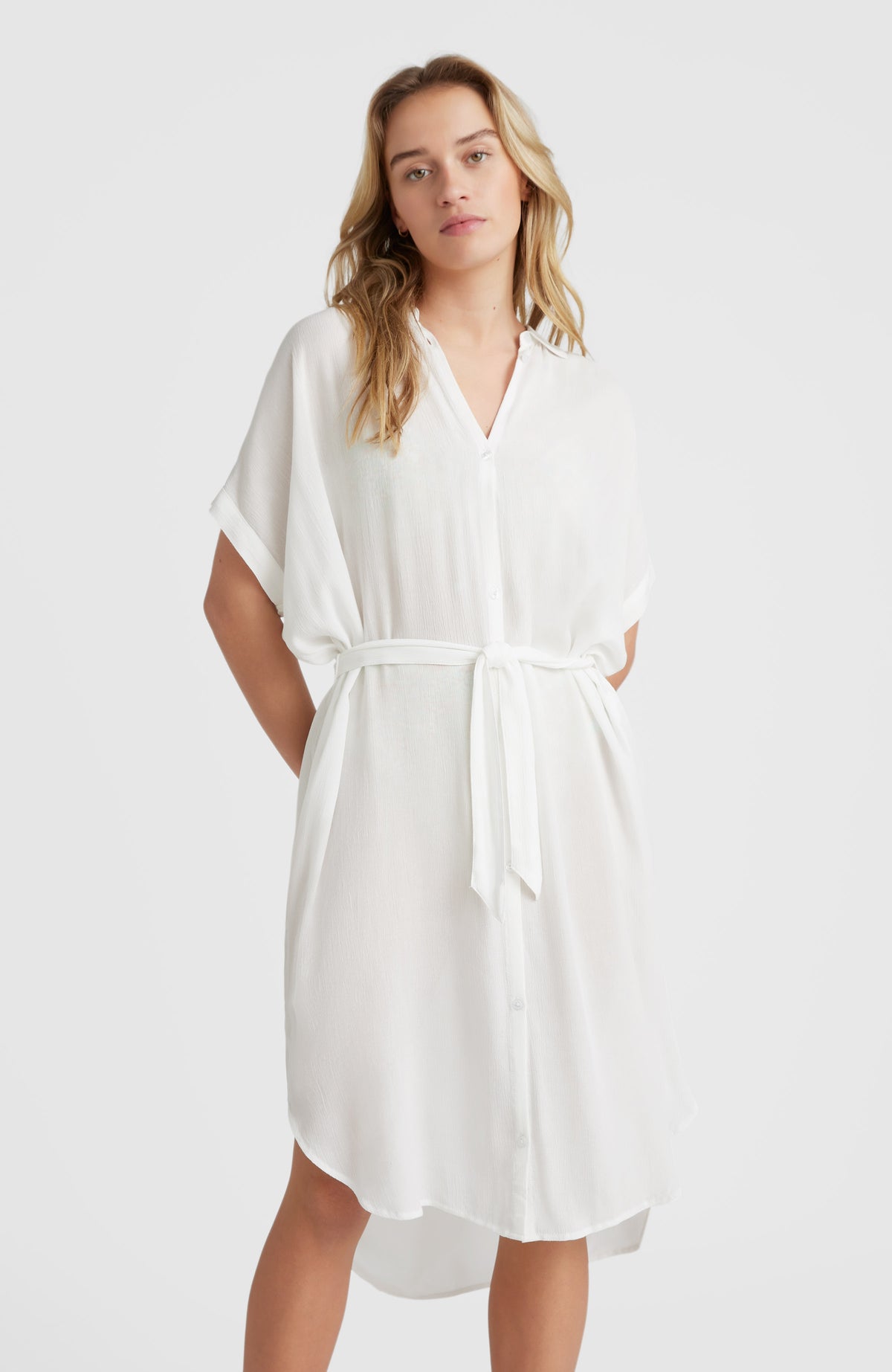 Cali Beach Shirt Kleid Snow White O Neill