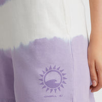 Women Of The Wave High Waist Shorts | Purple Tie Dye