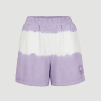 Women Of The Wave High Waist Shorts | Purple Tie Dye