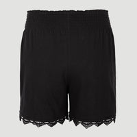 Ava Smocked Shorts | Black Out