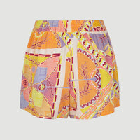 Amiri Beach Short | Yellow Scarf Print