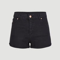Essential Stretch 5 Pkt Shorts | Black Out