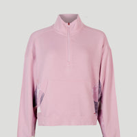 Global Amaryllis Half Zip Sweatshirt | Bleached Mauve