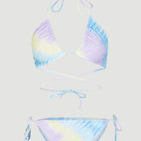 Kat Becca Women of the Wave Triangel Bikini Set | Blue Tie Dye
