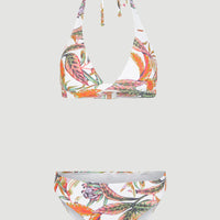 Marga - Rita Bikini Set | White Tropical Flower