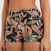 Grenada Bikini-Hose | Black Tropical Flower