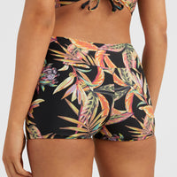 Grenada Bikini-Hose | Black Tropical Flower
