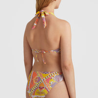 Rita Bikini Hose | Yellow Scarf Print