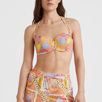 Havaa Bikini Oberteil | Yellow Scarf Print
