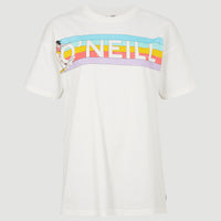 Connective Graphic Long T-Shirt | Snow White