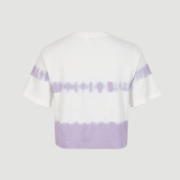 Women Of The Wave Cropped T-Shirt | Purple Tie Dye