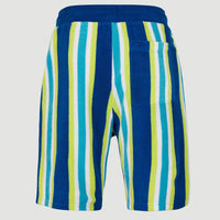 Brights Terry Shorts | Blue Towel Stripe