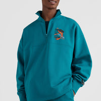 Progressive Half-Zip Sweatshirt | Harbour Blue
