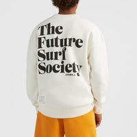 Future Surf Crew Sweatshirt | Snow White