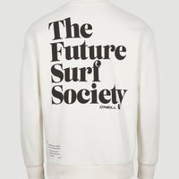 Future Surf Crew Sweatshirt | Snow White