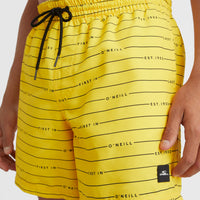Cali First 15'' Badehose | Yellow First In