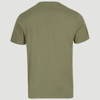 Gradient Cube T-Shirt | Deep Lichen Green