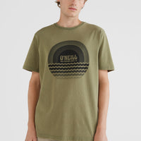 Solar Utility T-Shirt | Deep Lichen Green