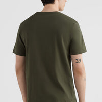 Cali Mountains T-Shirt | Forest Night