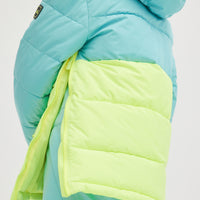 O'Riginals Puffer Jacke | Aqua Sea Colour Block
