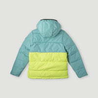 O'Riginals Puffer Jacke | Aqua Sea Colour Block