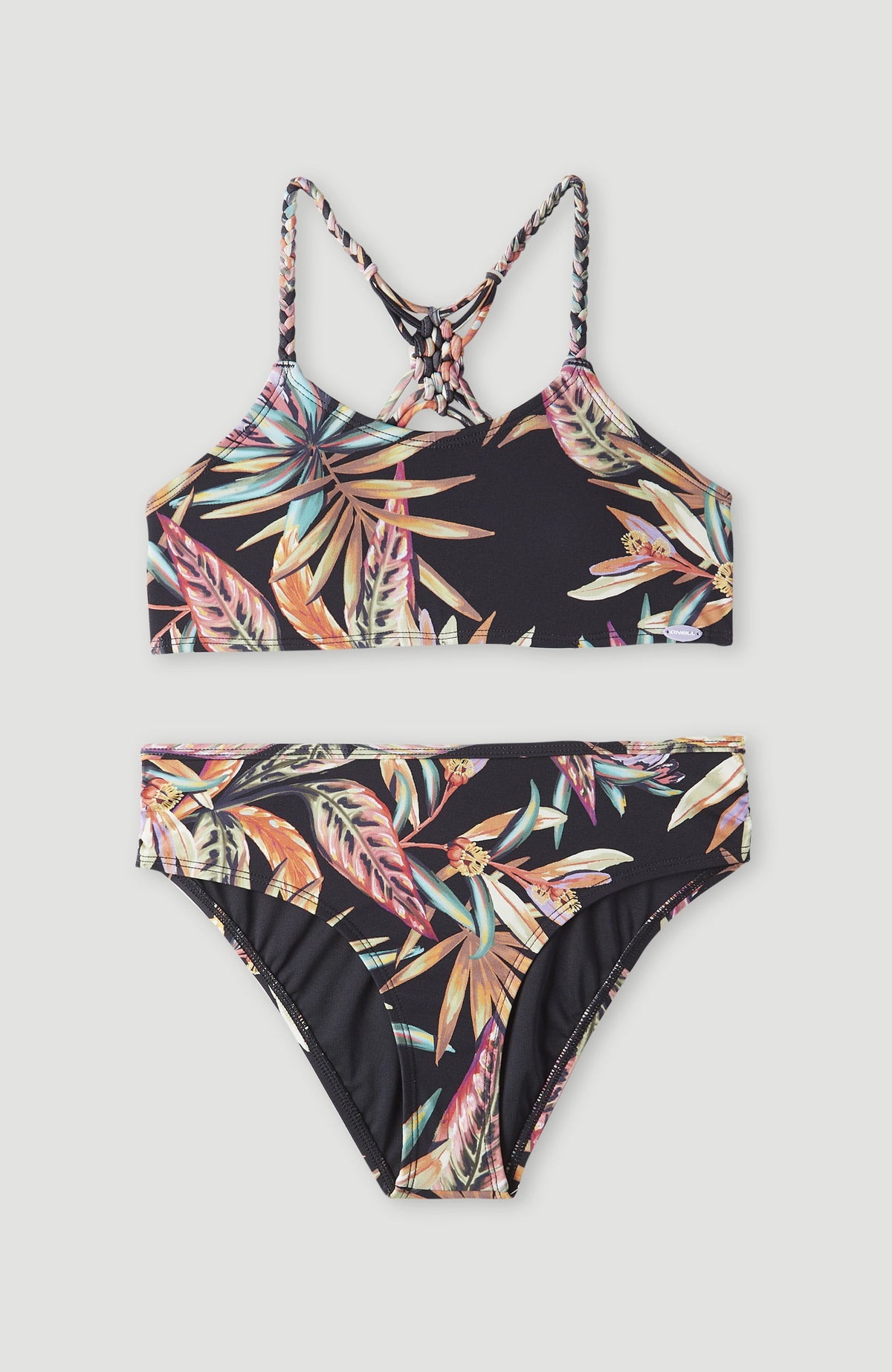 Black bikini with flowers deals