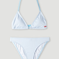 Surf State Triangel Bikini Set | Blue Simple Stripe