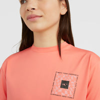 Rutile Long T-Shirt | Georgia Peach