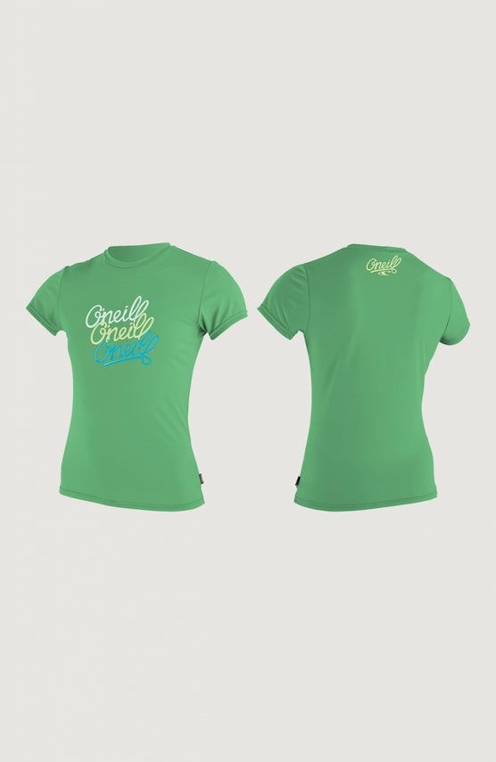Skins Short Sleeve Rash Tee | Light Green