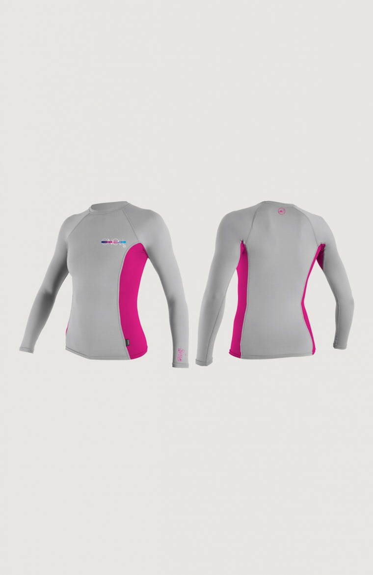 Skins Long Sleeve Crew | Silver